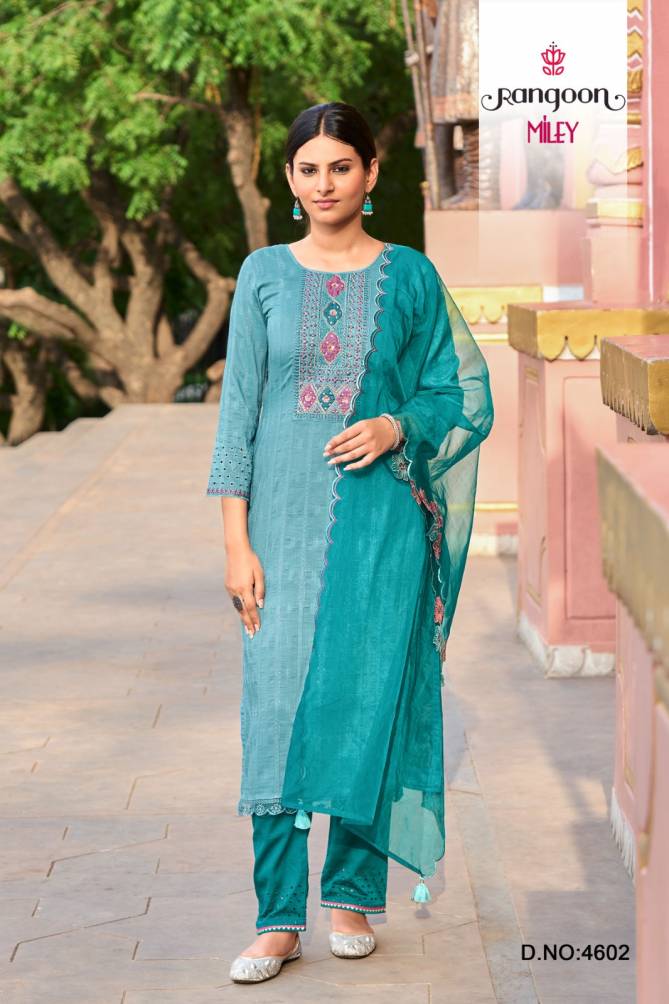 Miley By Rangoon Embroidery Designer Readymade Suits